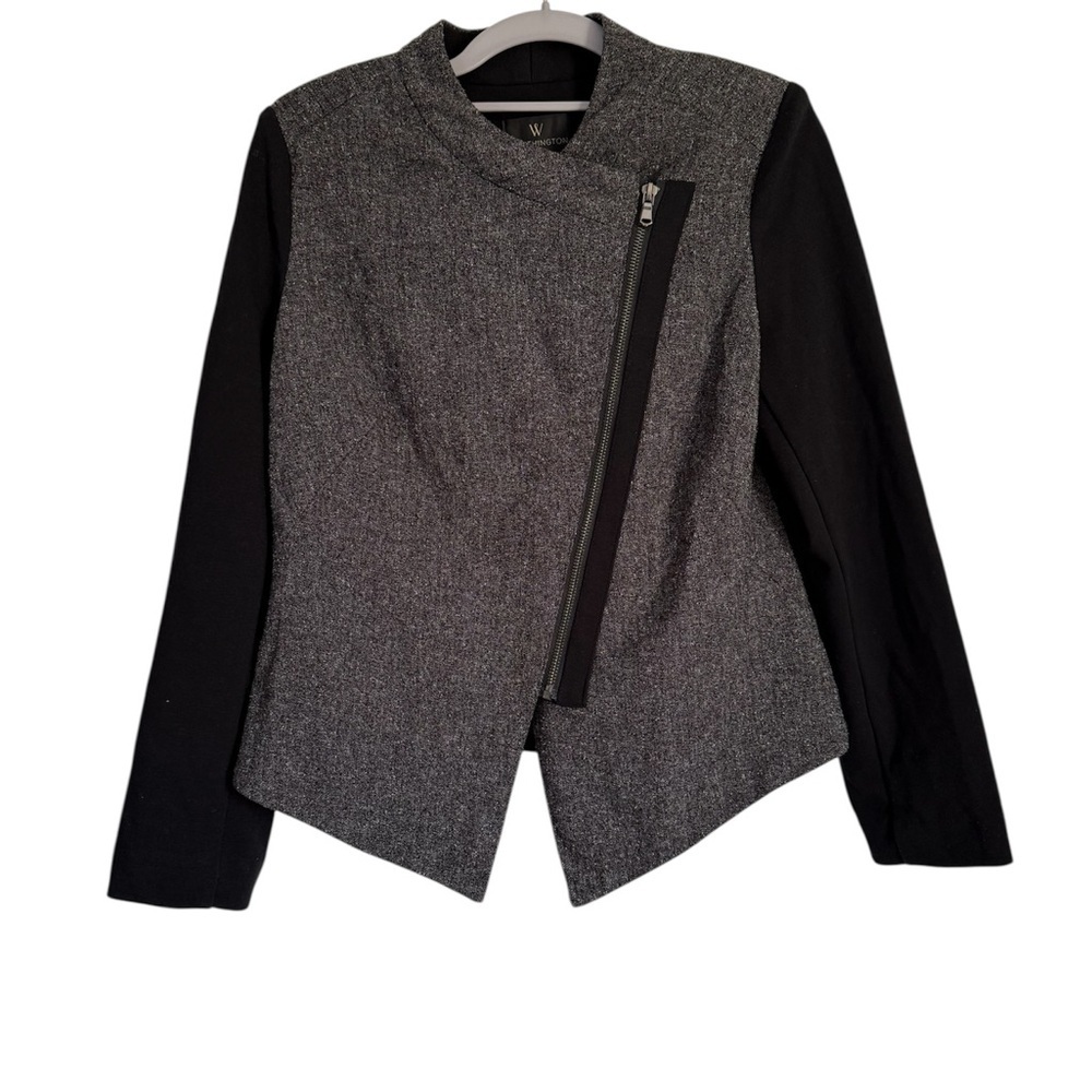 Worthington Black and Gray Textured Jacket